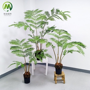 Grande Pianta Artificiale di Felce Bracken <span class=keywords><strong>in</strong></span> <span class=keywords><strong>Vaso</strong></span>, Foglie Verdi di Felce <span class=keywords><strong>in</strong></span> Contenitore, Bonsai Artificiale di Felce - Product Image 6