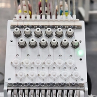 Machine à étiquettes de broderie à tête unique informatisée a broder des logos automatique