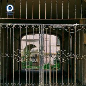 <span class=keywords><strong>Portail</strong></span> en fer forgé sur mesure Prima avec porte en fer durable et structure de clôture, revêtement doré - Product Image 4