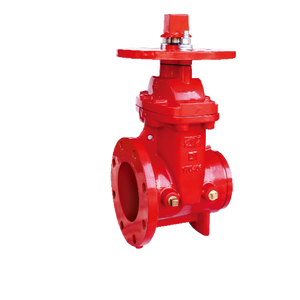 Válvula de Compuerta Genuina para Extinción de Incendios de 2-12 Pulgadas, Válvula de Compuerta de Cuña Resiliente NRS - Extremo Ranurado X con Brida, Fundición de Hierro Dúctil S - Product Image 1