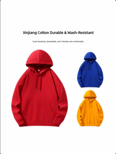 Sudadera con Capucha para Hombre CAT Caterpillar, Diseño Casual con Estampado <span class=keywords><strong>de</strong></span> Corazón, Corte Regular, Algodón Antiarrugas, Tallas Grandes y Altas, Primavera, Ecológica - Product Image 6