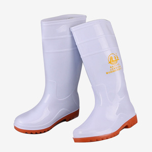 รองเท้าบูทยางกันน้ำ Lutai แบบหุ้มข้อสูง 36 ซม. สีขาว ผลิตจาก PVC เกรดอาหาร ป้องกันการลื่น เหมาะสำหรับงานครัวและอาหารทะเล - Product Image 5