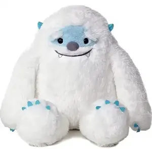 UTOYS özelleştirilmiş yumuşak kürk kardan adam bebek Sasquatch büyük ayaklar beyaz Yeti peluş yangzhou dolması hayvan oyuncaklar fabrika