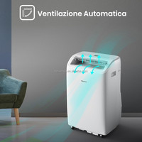 Climatiseur Mobile Inverter Portable Compresseur AC Ventilateur Glacière Blanche Petite Taille Mobile 115v R290