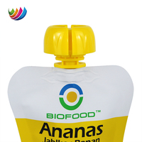 Pochettes Souples à Bec Personnalisées de Qualité Alimentaire et Écologiques pour Boissons, Yaourts, Jus de Fruits et Aliments pour Bébés (100ml, 250ml, 500ml)