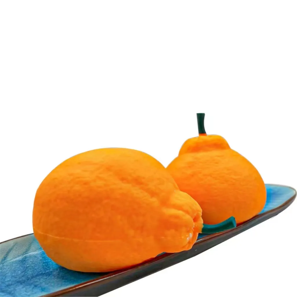 Squeeze Fruit Simulation Stress Balls Orange Apple Strawberry Dragon Fruit Sensory Fidget Toy Stress Relief Ball