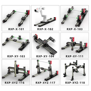Robot à <span class=keywords><strong>portique</strong></span> QRXQ RXP45-XYZ-114, robot CNC à 3 axes, table de machine, guide linéaire, accessoires de tour, glissière XYZ personnalisée - Product Image 5