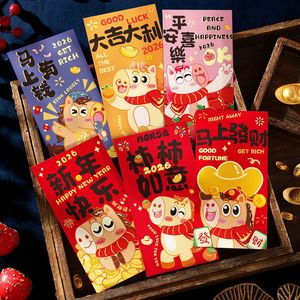 New 2026 Year of the Horse Red <b>Envelopes</b>: Creative New Year's Red <b>Envelopes</b>, Cartoon Zodiac Lucky <b>Money</b>, Wholesale New Year's - Product Image 2