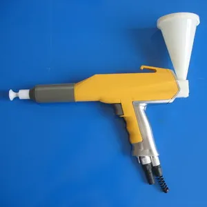 Pistolet de pulvérisation électrostatique de poudre, logo bleu, laboratoire manuel
