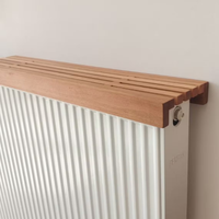 Supports d'étagère de radiateur en bois massif, taille personnalisée, étagère supérieure en bois pour radiateur, surface de repos pour chat, couvercle décoratif pour radiateur