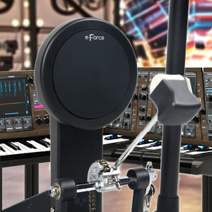 Chất Lượng Cao Cơ Khí Đá Bàn Đạp Cho Điện Tử Jazz Bass Trống Nhạc Cụ Gõ Với Thực Hành Pad Và Lưới Trống Đầu - Product Image 2