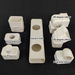 100*50 100*100 NFT <span class=keywords><strong>PVC</strong></span> canales de plantación tubos sistemas de cultivo <span class=keywords><strong>en</strong></span> <span class=keywords><strong>invernadero</strong></span> canal hidropónico tubos sistema de cultivo - Product Image 4