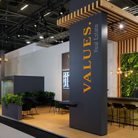 Stand d'exposition modulaire moderne clé en main MEGA pour événements, boutiques éphémères et centres commerciaux