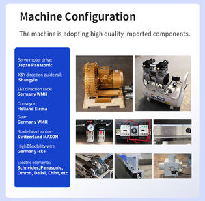 Machine de découpe numérique automatique à couteau vibrant EISENKO pour stores à enroulement, stores Ziptrack, tissus, avec moteur PLC et écran tactile LCD - Product Image 5