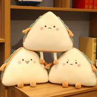 Coussin en forme de pain sandwich Kawaii créatif en gros, décoration de chambre, souvenir, cadeau d'anniversaire, jouet en peluche doux en coton PP