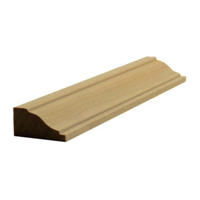 Moulures décoratives en bois de Paulownia brut, écologiques, pour artisans, 7/8"x7/16", pour murs et meubles, directement de l'usine