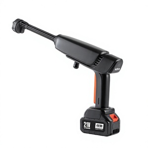 ปืนฉีดน้ำแรงดันสูงไร้สาย มอเตอร์ไร้แปรงถ่าน 250 PSI หัวฉีด 6-in-1 ใช้แบตเตอรี่ พกพาสะดวก สำหรับล้างรถ - Product Image 1