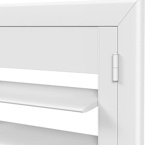 Pvc fauxwood piantagione otturatore dongguan fabbrica vendita diretta prezzo più basso - Product Image 6