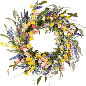 Corona de Flores Preservadas Personalizable, Flores Decorativas, Coronas y Plantas para Decoración de Paredes del Hogar, Venta al por Mayor de Fábrica - Product Image 1