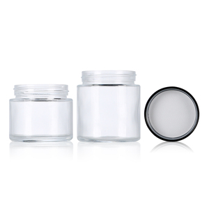 Bouteille en verre transparente en gros, pot en verre transparent personnalisé, emballage pharmaceutique pour produits de santé avec bouchon à vis - Product Image 3