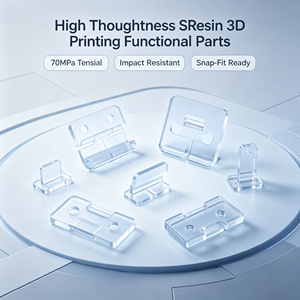 SLA 고강도 레진 3D 프린팅 기능성 부품 스냅핏 힌지 - Product Image 1