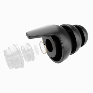 سدادات أذن عصرية شفافة حاصلة على شهادة CE ، حماية سمعية عالية الجودة من السيليكون للضوضاء أثناء السفر والموسيقى الاحترافية - Product Image 3