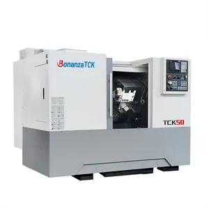 cnc automatic lathe zaozhuang TCK50G full-automatic slant bed gang type cnc lathe