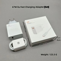 Adaptor Pengisian Daya Super Cepat 67W dengan Kabel Tipe C 6A, Pengisi Daya Ponsel, Pengisi Daya Dinding Fast Power Delivery untuk Ponsel