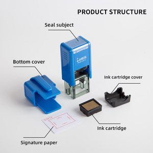 Chất lượng cao tự mực con dấu cao su wes văn phòng tự mực tem, làm bằng vật liệu nhựa bền với dấu ấn của 7-13 Mét - Product Image 4