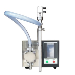 Máquina semiautomática de llenado de líquidos de un solo cabezal de acero inoxidable, bomba de champú desinfectante de manos, bomba de engranajes Digital de mesa para aceite - Product Image 1