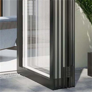CBMMart cadre en aluminium personnalisé bi-pliant avec portes en verre trempé LOW-E prix bon marché d'usine pour les projets de construction de maisons et de villas - Product Image 4