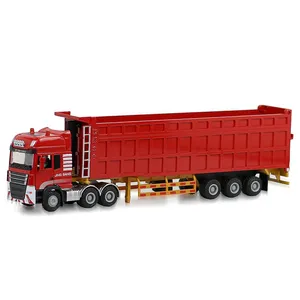 1:50 ölçek Metal ağır kendinden deşarj kamyon döküm Model oyuncak 3 renk iş makinesi Model OEM özelleştirilmiş