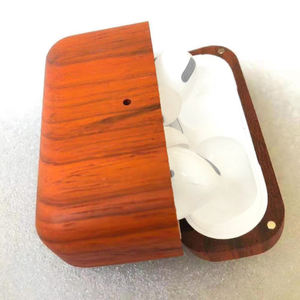 Funda Protectora <span class=keywords><strong>de</strong></span> Madera para <span class=keywords><strong>AirPods</strong></span> <span class=keywords><strong>Pro</strong></span>, Cubierta <span class=keywords><strong>de</strong></span> Madera Maciza Resistente a Golpes para <span class=keywords><strong>Airpods</strong></span> 3, Estuche <span class=keywords><strong>de</strong></span> <span class=keywords><strong>Carga</strong></span> para Auriculares - Product Image 4
