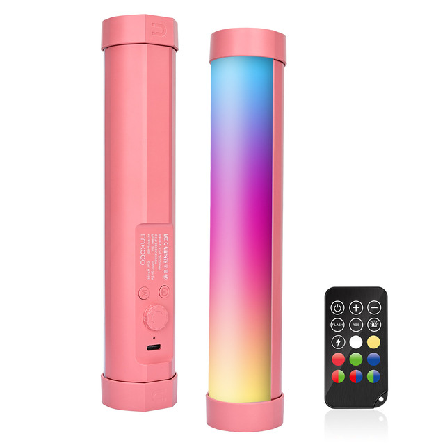 P100 RGB Light Handheld LED Tripod USB-C Rechargeable Camera Magnetic Tube 1 Year Adjustable Color Temperature Portable Mini for