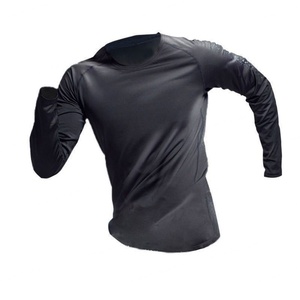 T-shirt à manches longues à séchage rapide pour homme, idéal pour l'entraînement de basketball, le fitness et la course matinale – Maillot de sport et vêtements de fitness - Product Image 1