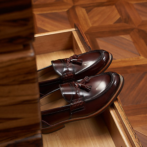 Zapatos Mocasines de Cuero Genuino de Alta Calidad de Diseñador Italiano para Hombre, Forro de Piel de Oveja, Borlas, Moda Versátil - Product Image 5