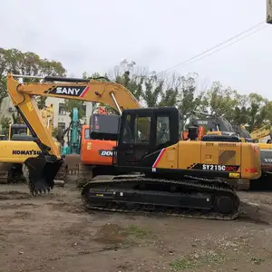 Escavadeira de alta qualidade usada sany sy215c, máquina de escavadeira sany usado a baixo preço à venda