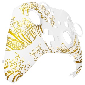La Gran Ola Dorada de Kanagawa - Carcasa Frontal Blanca y Anillos Decorativos para el Control Xbox One Elite Serie 2 - Product Image 1