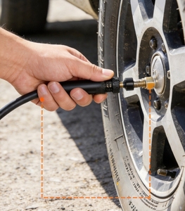 Kit de Valve de Dégonflage de Pneus Réglable à Arrêt Automatique 10-30 PSI - 4 Outils de Dégonflage à Visser pour Véhicules Tout-Terrain 4x4 Jeep SUV avec Bouchons de Valve - Product Image 4