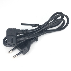 Cord Cable <strong>Lead</strong> for TV Printers Cameras <strong>PS4</strong> PS3 1.5M EU 2-prong to Figure 8 C7 Right Angled Extension Cable Euro - Product Image 5