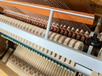 Near New Young Chang UC118 Vertical Piano Dark Brown Finish With Wide Square Music Rest Stable Warm Tone for Music Learners