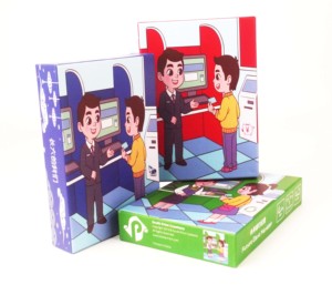Laminado mate de papel duro pequeño cartón rígido Grey Junta rompecabezas caja de embalaje - Product Image 5