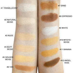 La <span class=keywords><strong>mejor</strong></span> base de polvo prensado <span class=keywords><strong>Cobertura</strong></span> completa Polvo compacto natural de larga duración Etiqueta privada - Product Image 5