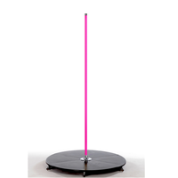 Portable Décapant Autoportante En Silicone Rose Pôle De Danse D'étape