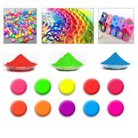 Vente en gros de poudre fluorescente à solvant Pigment néon coloré poudre de phosphore huileux pigments fluorescents UV pour peintures