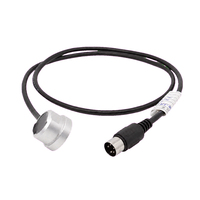 Sensor ultrasónico de 5 MHz con sensor de temperatura, 0.8 °   Transductor de Haz Estrecho para Detección de Nivel de Combustible en Tanques Automotrices, Alcance de 1 m