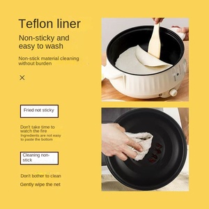 Hotsale <b>Portable</b> Factory Direct Household Electrical Boiling Pot <b>Electric</b> Hot Pot Multifunctional <b>Electric</b> Cooking Pot - Product Image 4