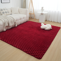 Tapis moderne en polyester à poils longs, résistant au feu et antidérapant, idéal pour salon, en velours écaille de tortue, adapté aux animaux domestiques, fabriqué à la machine