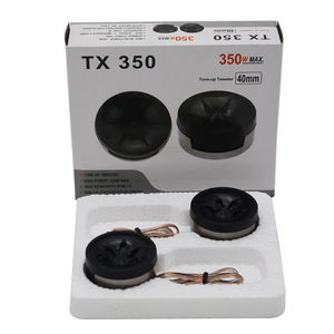 Tweeter piezoeléctrico para coche, 350W, 4 ohmios, 6000-40000Hz, mini altavoz negro para sistemas de audio para automóviles - Product Image 4