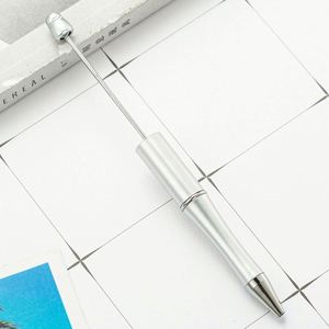 Stylo à bille créatif DIY personnalisé avec perles en plastique torsadées 1,0 mm, multicolores, pour cadeau - Product Image 2